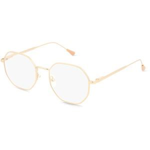 Lesebrille YOKO, gold, +1.00 dpt mit Etui
