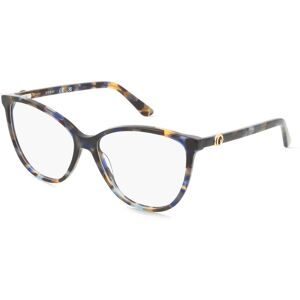 Marcolin Deutschland GmbH Guess GU50311 Damen-Brille inkl. Gläser Vollrand Cat Eye Acetat-Gestell 55/14/140, Blau
