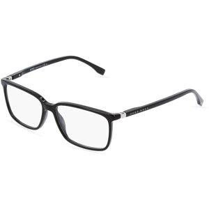 Safilo SpA Boss 0679/IT Herren-Brille inkl. Gläser Vollrand Quadratisch Acetat-Gestell 56/15/145, Schwarz