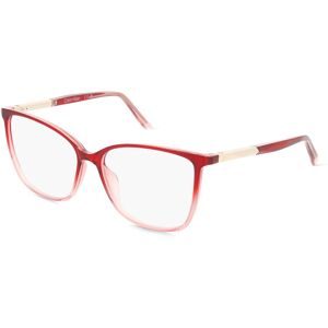 Marchon Germany GmbH Calvin Klein CK24545 Unisex-Brille inkl. Gläser Vollrand Butterfly Kunststoff-Gestell 56/15/140, Rot