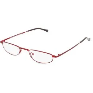 Zhangzhou Agilton Optical Co., Ltd. Fielmann MC 290 MOD CL Unisex-Brille inkl. Gläser Vollrand Halb Metall-Gestell 47/20/140, Rot