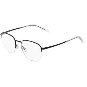 Eyestar Limited (China) Fielmann MI 053 CL Herren-Brille inkl. Gläser Halbrand Quadratisch Edelstahl-Gestell 50/19/145, Schwarz