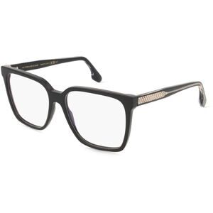 Safilo GmbH Victoria Beckham VB2669 Unisex-Brille inkl. Gläser Vollrand Quadratisch Acetat-Gestell 55/15/140, Schwarz
