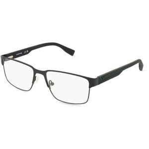 Marchon Germany GmbH Lacoste L2298 Unisex-Brille inkl. Gläser Vollrand Quadratisch Metall-Gestell 56/17/145, Schwarz