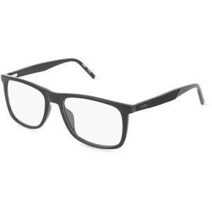 Safilo GmbH Hugo HG 1332/G Herren-Brille inkl. Gläser Vollrand Eckig Kunststoff-Gestell 55/17/145, Schwarz