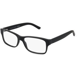 Luxottica Fashion Brillen Vertriebs GmbH Polo Ralph Lauren PH2117 Herren-Brille inkl. Gläser Vollrand Quadratisch Acetat-Gestell 54/16/145, Schwarz