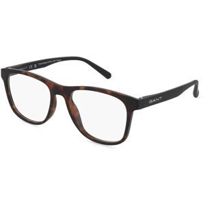 Marcolin Deutschland GmbH Gant GA3302 Unisex-Brille inkl. Gläser Vollrand Quadratisch Acetat-Gestell 53/19/145, Havanna