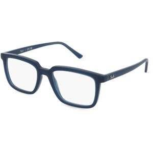 Luxottica Fashion Brillen Vertriebs GmbH Ray-Ban 0RX7239 ALAIN Unisex-Brille inkl. Gläser Vollrand Quadratisch Propionat-Gestell 52/18/145, Blau