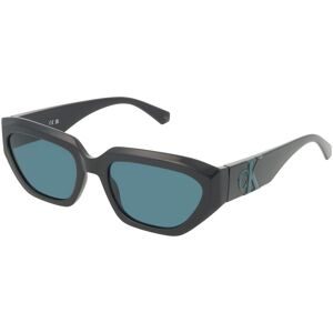 Marchon Germany GmbH Calvin Klein CKJ23652S Unisex-Sonnenbrille Vollrand Quadratisch Kunststoff-Gestell, Schwarz