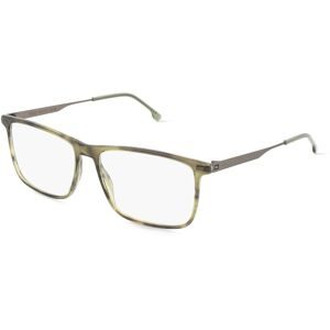 Safilo GmbH Boss 1642 Herren-Brille inkl. Gläser Vollrand Quadratisch Acetat-Gestell 57/16/150, Grün