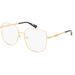 Safilo GmbH Moschino 615/G Damen-Brille inkl. Gläser Vollrand Quadratisch Metall-Gestell 56/17/145, Pink