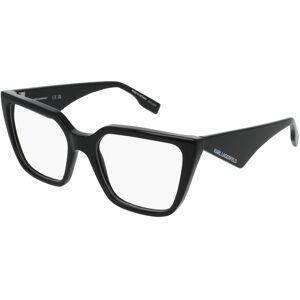 Marchon Germany GmbH Karl Lagerfeld KL6194 Unisex-Brille inkl. Gläser Vollrand Quadratisch Acetat-Gestell 54/18/140, Schwarz