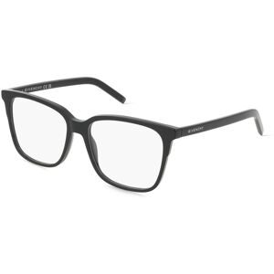 Thélios GIVENCHY GV50045I GV DAY Damen-Brille inkl. Gläser Vollrand Eckig Acetat-Gestell 54/15/140, Schwarz
