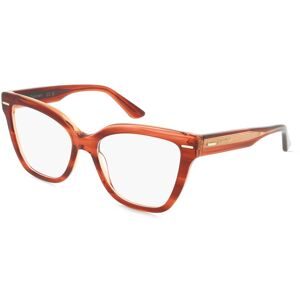 Marchon Germany GmbH Calvin Klein CK23543 Unisex-Brille inkl. Gläser Vollrand Cat Eye Acetat-Gestell 54/17/140, Orange