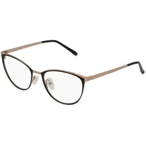Xiamen Careyou Optical Co., Ltd Fielmann CY 009 CL Damen-Brille inkl. Gläser Vollrand Butterfly Edelstahl-Gestell 52/18/135, Gold