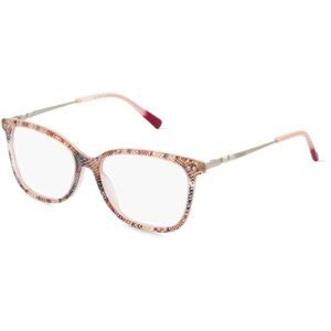 Safilo GmbH Missoni 0085 Damen-Brille inkl. Gläser Vollrand Quadratisch Acetat-Gestell 53/15/140, Silber