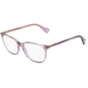 Luxottica Fashion Brillen Vertriebs GmbH Ralph RA7142 Damen-Brille inkl. Gläser Vollrand Quadratisch Acetat-Gestell 52/17/145, Pink