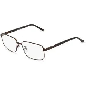 Charmant HongKong Fielmann CHARME 0833 FLEX CL Herren-Brille inkl. Gläser Vollrand Quadratisch Metall-Gestell 56/16/140, Braun