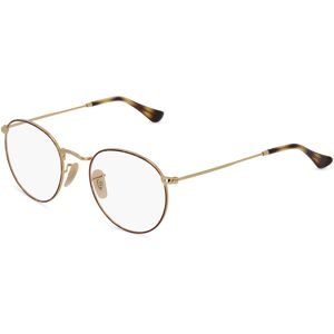Luxottica Fashion Brillen Vertriebs GmbH Ray-Ban RB 3447 V Unisex-Brille inkl. Gläser Vollrand Panto Metall-Gestell 50/21/145, Gold