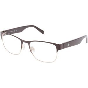 Marcolin Deutschland GmbH Gant GA50018 Unisex-Brille inkl. Gläser Vollrand Quadratisch Metall-Gestell 54/18/145, Braun