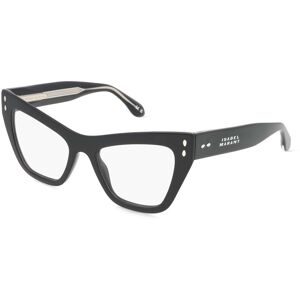 Safilo GmbH Isabel Marant IM 0176 Damen-Brille inkl. Gläser Vollrand Cat Eye Acetat-Gestell 51/19/145, Schwarz