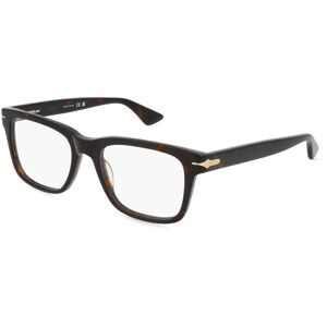 Kering Eyewear Spa Montblanc MB0266O Unisex-Brille inkl. Gläser Vollrand Quadratisch Acetat-Gestell 54/19/150, Havanna