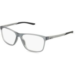 Marchon Germany GmbH Nike NK7293 Herren-Brille inkl. Gläser Vollrand Eckig Kunststoff-Gestell 58/15/145, Grau