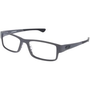 Luxottica Fashion Brillen Vertriebs GmbH Oakley OX8046 Herren-Brille inkl. Gläser Vollrand Quadratisch Kunststoff-Gestell 57/18/143, Grau