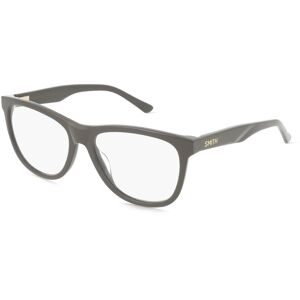 Safilo GmbH Smith BOWLINE Unisex-Brille inkl. Gläser Vollrand Quadratisch Acetat-Gestell 54/17/145, Grau