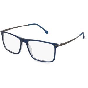 Safilo GmbH Carrera 8905 Herren-Brille inkl. Gläser Vollrand Quadratisch Acetat-Gestell 54/16/140, Blau