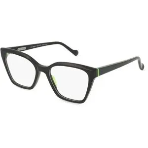 De Lotto s.r.l. Fielmann Elementra EMT 001 RN Damen-Brille inkl. Gläser Vollrand Butterfly Acetat-Gestell 53/18/145, Schwarz