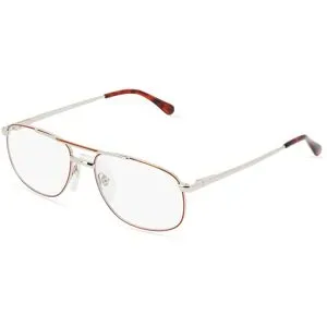 Optic Prima HK Fielmann OPH 9658 FLEX TR Herren-Brille inkl. Gläser Vollrand Quadratisch Metall-Gestell 53/16/145, Gold