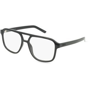 Kering Eyewear Spa Puma PU0495O Unisex-Brille inkl. Gläser Vollrand Pilot Kunststoff-Gestell 56/17/145, Schwarz