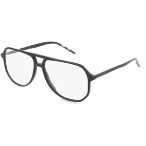 Safilo GmbH Hugo HG1376 Herren-Brille inkl. Gläser Vollrand Pilot Acetat-Gestell 56/14/145, Schwarz