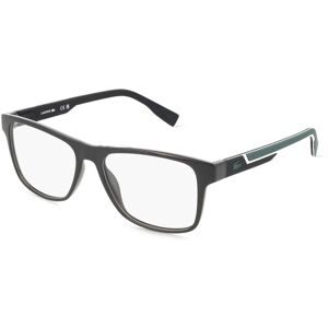 Marchon Germany GmbH Lacoste L2707MAG-SET N Herren-Brille inkl. Gläser Vollrand Eckig Kunststoff-Gestell 53/16/145, Schwarz