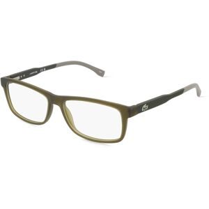 Marchon Germany GmbH Lacoste L2876 Unisex-Brille inkl. Gläser Vollrand Quadratisch Propionat-Gestell 55/15/145, Grün