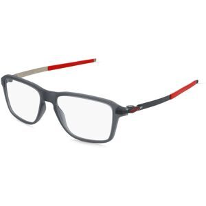 Luxottica Fashion Brillen Vertriebs GmbH Oakley OX8166 WHEEL HOUSE Herren-Brille inkl. Gläser Vollrand Quadratisch Kunststoff-Gestell 54/16/140, Grau