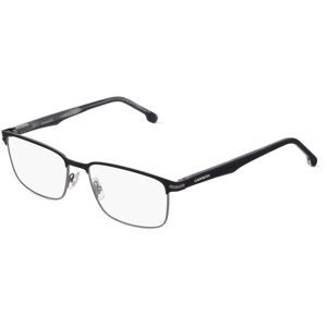 Safilo GmbH Carrera 285 Herren-Brille inkl. Gläser Vollrand Browline Metall-Gestell 55/17/145, Schwarz