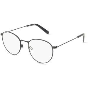 Charmant GmbH Europe Esprit 34006 Unisex-Brille inkl. Gläser Vollrand Quadratisch Metall-Gestell 48/18/145, Schwarz