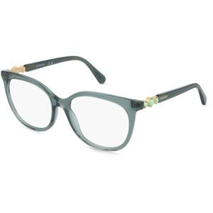 Luxottica Fashion Brillen Vertriebs GmbH Swarovski 0SK2055 Damen-Brille inkl. Gläser Vollrand Panto Acetat-Gestell 54/17/140, Grün