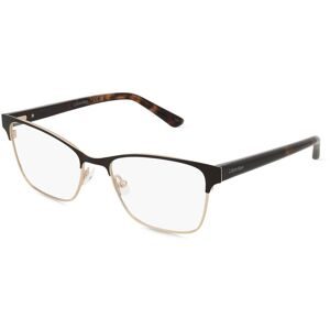 Marchon Germany GmbH Calvin Klein CK23107 Unisex-Brille inkl. Gläser Vollrand Quadratisch Metall-Gestell 52/17/140, Braun