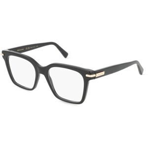 Marchon Germany GmbH Ferragamo SF3009 Damen-Brille inkl. Gläser Vollrand Eckig Acetat-Gestell 52/18/145, Schwarz