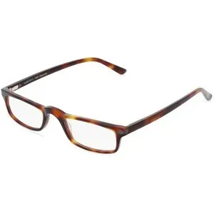 Mazen Group Limited Fielmann MA 003 FLEX CL Herren-Brille inkl. Gläser Vollrand Halb Acetat-Gestell 48/21/145, Havanna