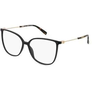 Safilo GmbH Tommy Hilfiger TH 2099 Damen-Brille inkl. Gläser Vollrand Cat Eye Kunststoff-Gestell 55/14/140, Schwarz