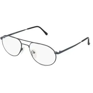 Zhangzhou Agilton Optical Co., Ltd. Fielmann MC 176 TR Herren-Brille inkl. Gläser Vollrand Pilot Metall-Gestell 56/17/140, Blau