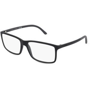 Luxottica Fashion Brillen Vertriebs GmbH Polo Ralph Lauren PH2126 Herren-Brille inkl. Gläser Vollrand Quadratisch Kunststoff-Gestell 53/16/145, Schwarz