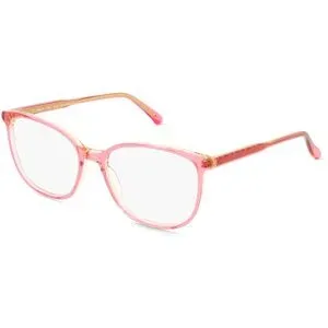 C&S CO. LTD. Fielmann ABC 087 FA LUISA Damen-Brille inkl. Gläser Vollrand Butterfly Acetat-Gestell 53/16/140, Pink