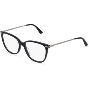 Marchon Germany GmbH Calvin Klein CK22500 Unisex-Brille inkl. Gläser Vollrand Butterfly Acetat-Gestell 54/16/140, Schwarz