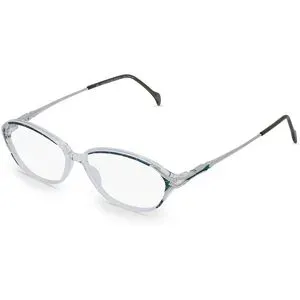 Stepper Eyewear LTD. Fielmann COMFORT 002 FLEX TR Damen-Brille inkl. Gläser Vollrand Butterfly TR90-Gestell 51/13/130, Transparent