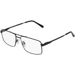 Xiamen Careyou Optical Co., Ltd Fielmann CY 023 FLEX CL Herren-Brille inkl. Gläser Vollrand Quadratisch Metall-Gestell 57/16/140, Schwarz